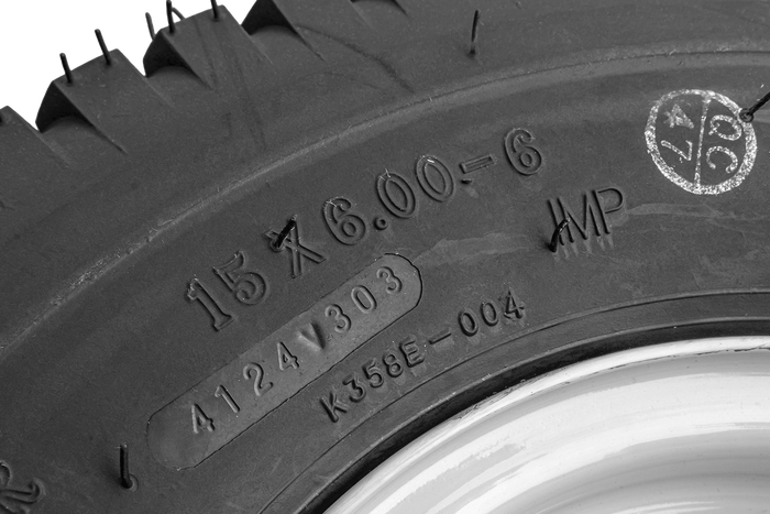 Hjul Dekk KENDA 15x6.00-6 Felg Starco 4.5Ax6H2 3x98