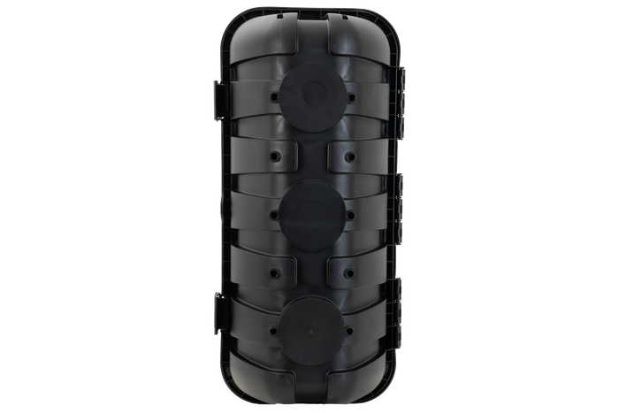 Brannslukningsboks 6kg DAKEN 82501 STRIKE 600x287x220mm svart