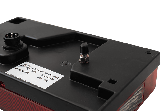 ASPÖCK Multipoint I baklykt, 6 funksjoner, høyre