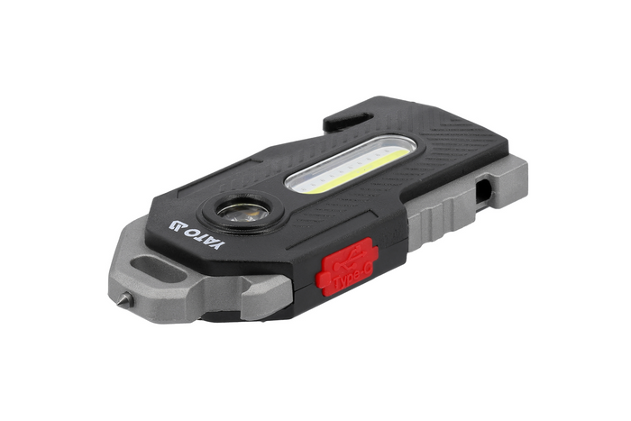 YATO YT-085609 LED 400lm 6-i-1 multifunksjonslommelykt