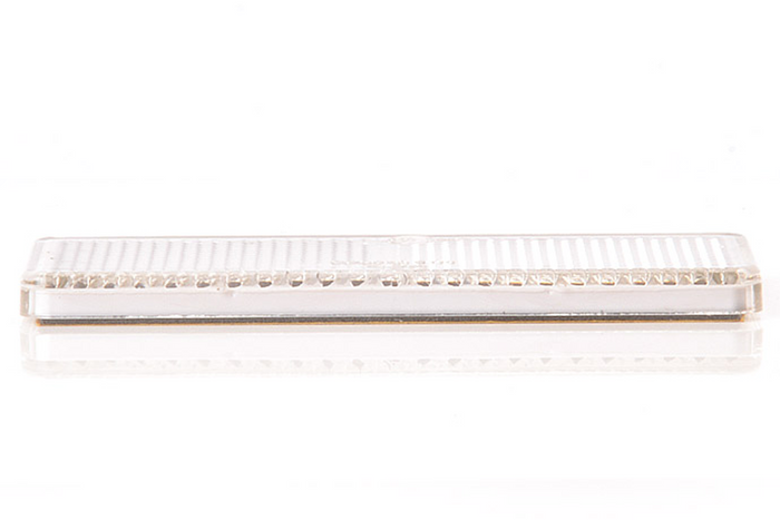 Refleks 96 x 42 mm, front med tape