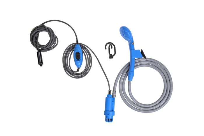 Bærbar reisedusj ProPlus 770408 mobilt sett for campingvogn, tilhenger og bil 12V