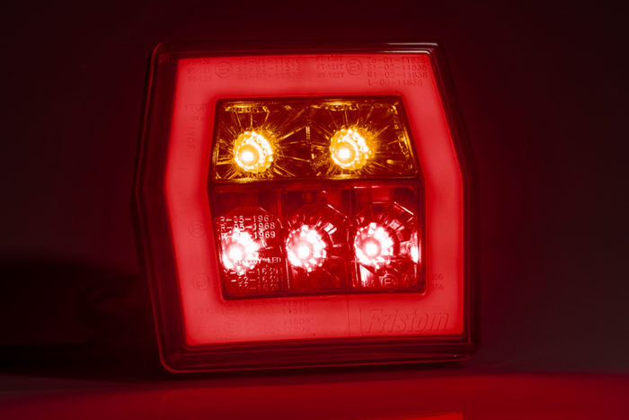 FRISTOM FT-122 LED-baklykt, 3 universelle funksjoner