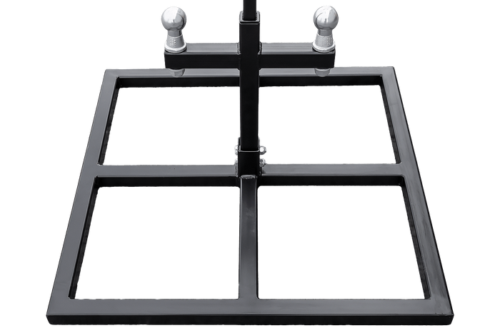INTER PACK sykkelstativ til tilhengerfeste for 2 stativer 1368 mm 800 mm