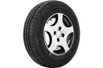 Forsterket hjul for tilhenger DEKK KENDA 165/80 R13C 96/94N ALU FELG STARCO polert 5Jx13"H2 4X100 ET:30