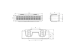 Tåkebaklys WAŚ W99 748 LED universal
