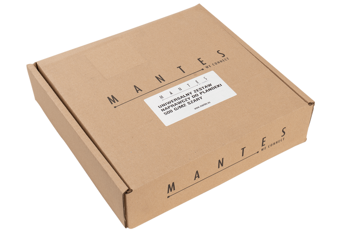 Presenning reparasjonssett MANTES Eco Grey 500 g/m2