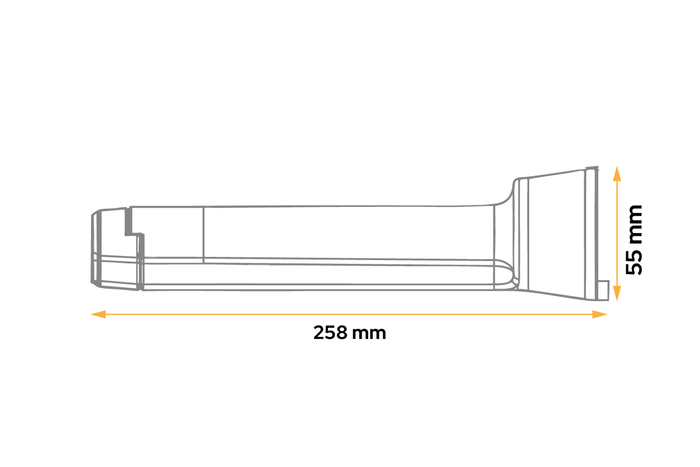 LOKHEN hjulkloss h: 225 mm E53 / komplett med holder