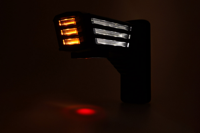 WAŚ 2550P W297.3.1 SPOT LED høyre markeringslykt på kort arm