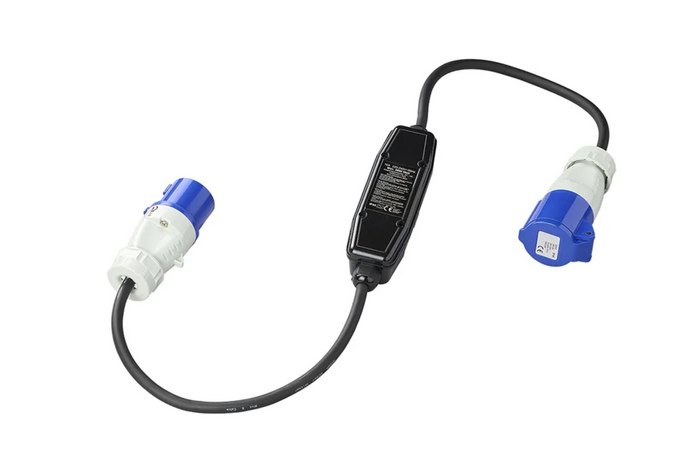 ProPlus 373589 CEE-adapterkabel med differensialsikring 120 cm