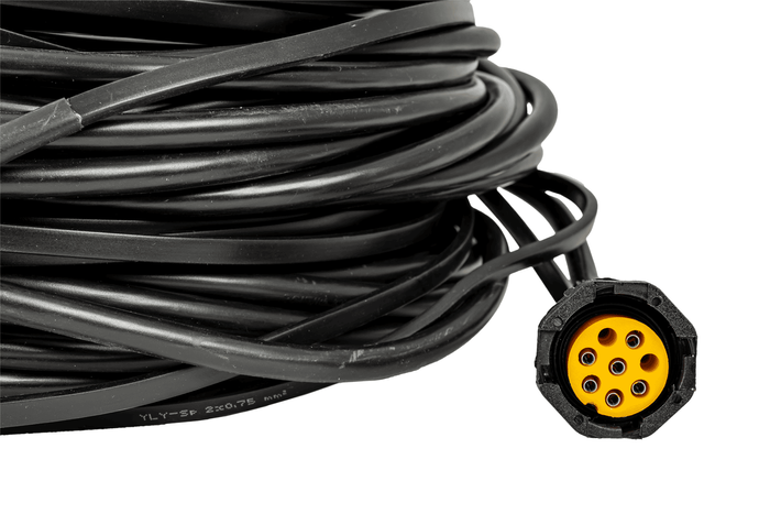 MANTES elektrisk installasjon, tilhenger trekkbil sele, 12 m, 13 PIN støpsel, 2x 8 PIN bajonetter