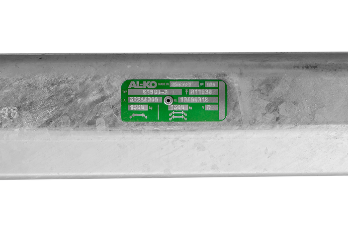 AL-KO COMPACT bremseaksel for tilhenger / bergingsbil 1500kg 1600mm 2050mm 5x112