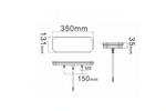 TruckLED L1949+L1950 baklykter LED-kabel 0,45m 6 funksjoner venstre+høyre