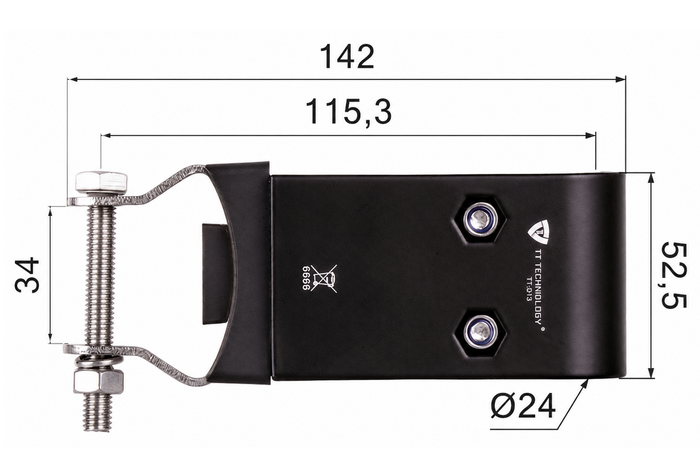 Sidebrakett for TT TECHNOLOGY TT.S13 arbeidslamper
