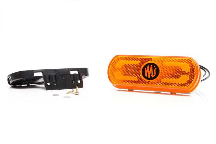 WAŚ W240 1598 LED-markeringslampe, oransje, universal, med holder