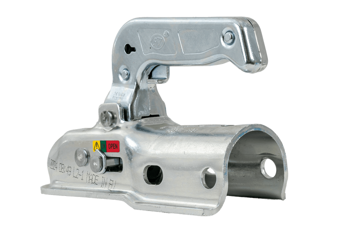 STEELPRESS BC-1200C kulekobling for 1200 kg tilhenger med 50 mm rørformet dragstang