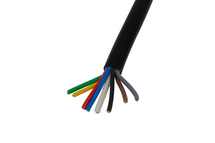 HYBSZ YLY-S 8x1 åttekjernet elektrisk kabel - 1m