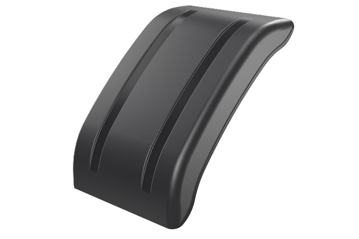 Halvskjerm for tilhenger DOMAR D10228 hjulbue 460/280 mm