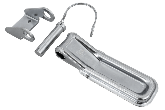 Sidehengsel med håndtak WINTERHOFF BSCH 10-17-170+BSCHG 10-17-C komplett tilhenger sidemontering