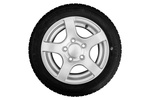 Forsterket hjul KENDA DEKK 195/50 R13C 104/102N STARCO ALU FELGER 6Jx13"H2 5x112 ET:30
