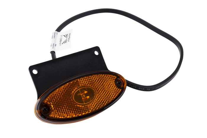 ASPÖCK FLATPOINT II LED-markeringslampe, oransje, universal, med holder