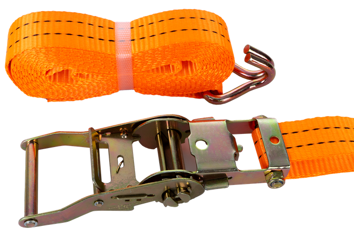 UNITRAILER 5m/35mm/2t oransje transportbånd med strammer