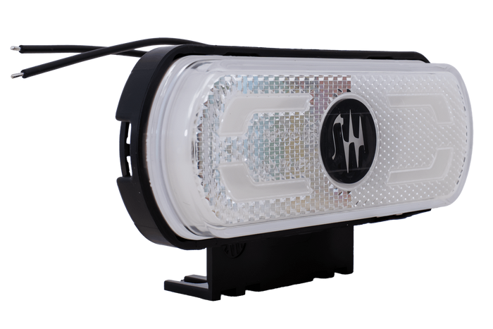 WAŚ W240 1600 LED hvit universalmarkeringslampe med holder