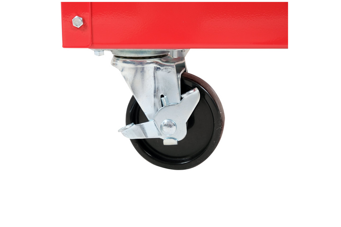 YATO YT-55210 Verkstedtralle med 3 nivåer, verkstedskap, 130 kg, 79,5 x 79 x 37 cm