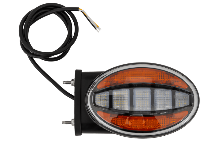 FRISTOM FT-356 LED universal frontlampe med sidemonteringsbrakett