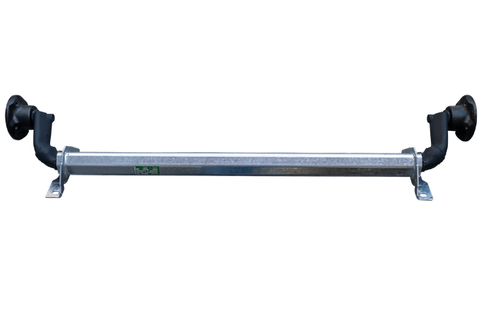 AL-KO OPTIMA ubremset aksel for båthenger 750kg 1070mm 1380mm 4x100