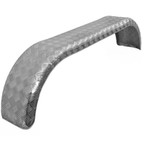 Tandemskjerm for tilhenger 13-14" DOMAR D29300 flat hjulkasse 1500/240 mm