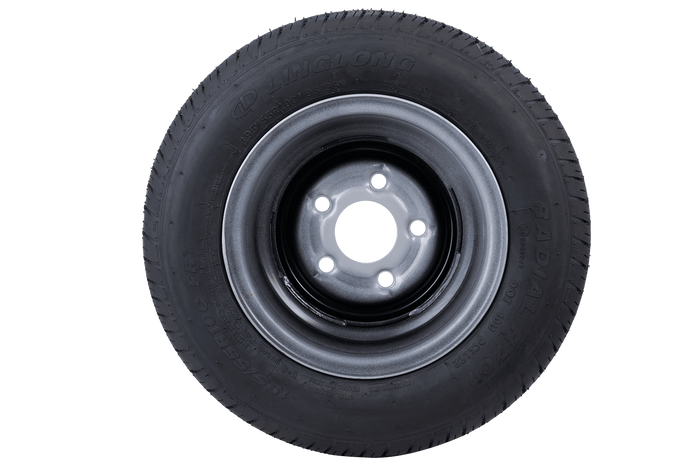 OUTLET Forsterket hjul for tilhenger DEKK LINGLONG 195/55 R10C 98/96N FELG UNITRAILER 6Jx10" 5x112 ET:-4