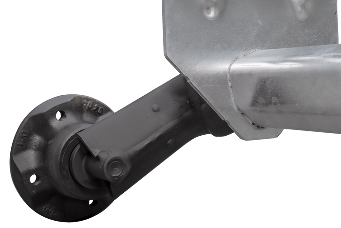 AL-KO OPTIMA ubremset aksel for tilhenger 750kg 1230mm 1610mm 4x100