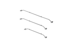 Flat presenningsfeste for ProPlus-tilhenger 340914V01 justerbar 100–155 cm
