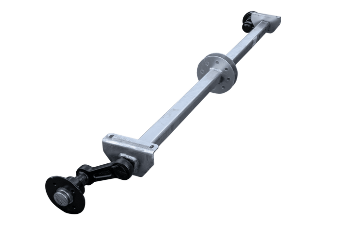 KNOTT VG7-L ubremset aksel for tilhenger 750kg 1607mm 2027mm 4x100