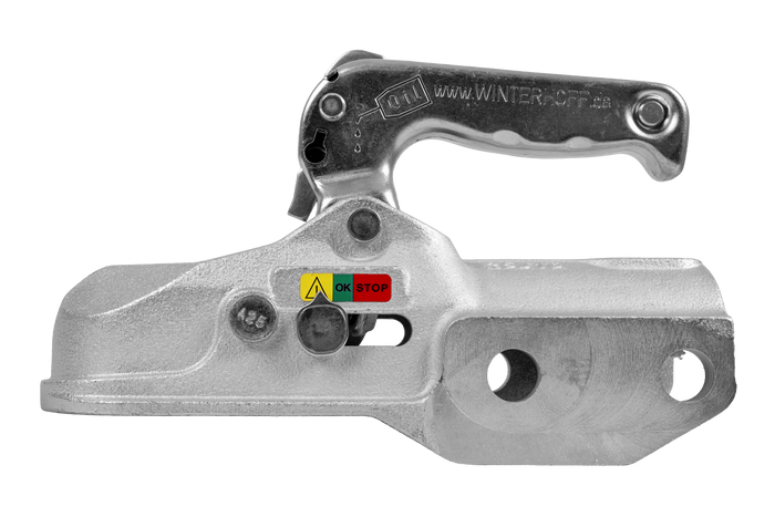 WINTERHOFF WW 350-RCH-1616 kulekobling for 3500 kg tilhenger med 60 mm rørdrag, støpejern