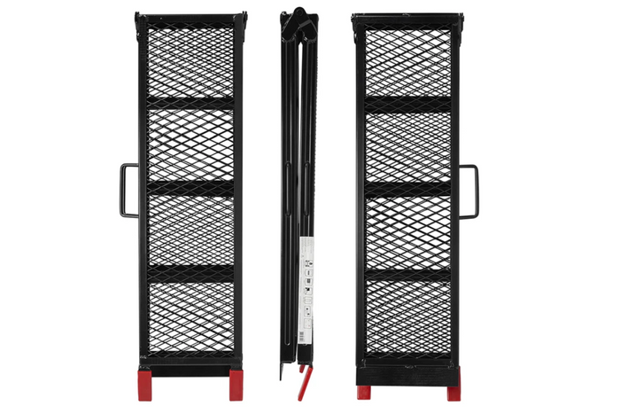 ProPlus 390094 sammenleggbar rampe for tilhenger 203 cm 340 kg