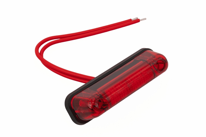 FRISTOM FT-081 LED-markeringslampe, rød, universal