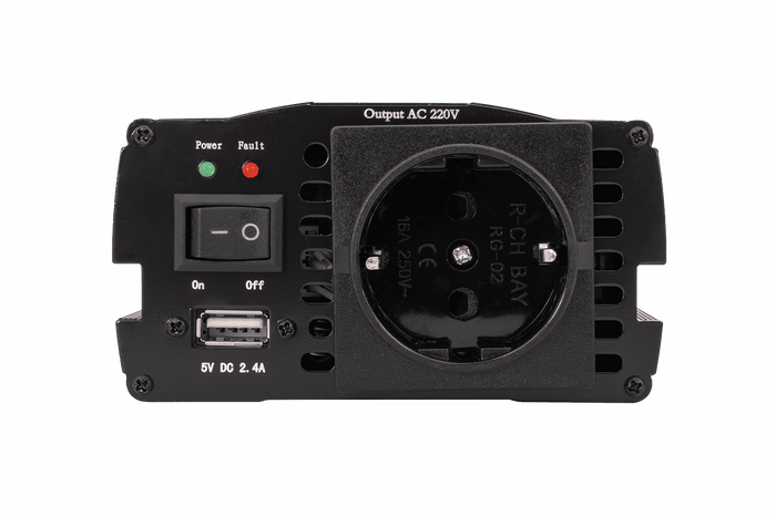 Spenningsomformer 12V/230V (300/600W) KAMAR E1922