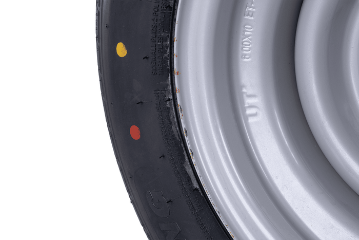 OUTLET Forsterket hjul for tilhenger DEKK LINGLONG 195/55 R10C 98/96N FELG UNITRAILER 6Jx10" 5x112 ET:-4