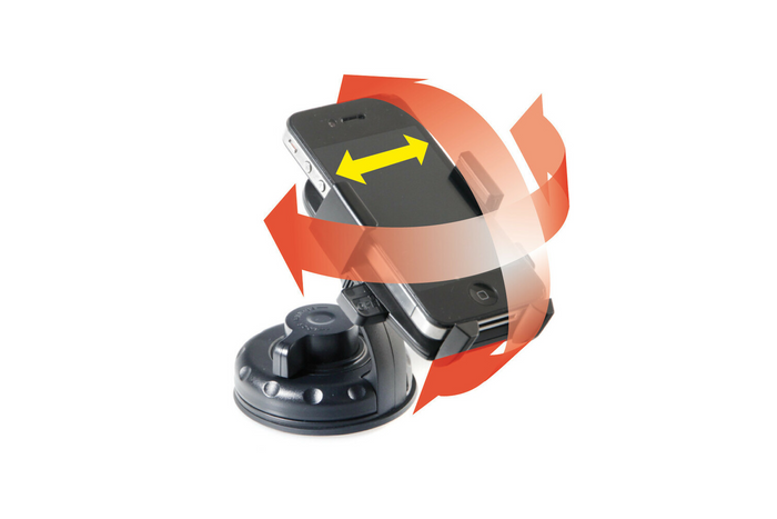 Easy-Lock LAMP telefonholder med sugekoppfeste