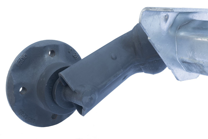 AL-KO OPTIMA ubremset aksel for tilhenger 750kg 700mm 1100mm 4x100