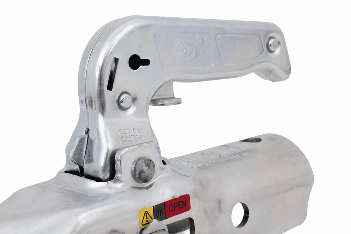 STEELPRESS BC-1700A kulekobling for 1700 kg tilhenger med 45 mm rørformet trekkstang