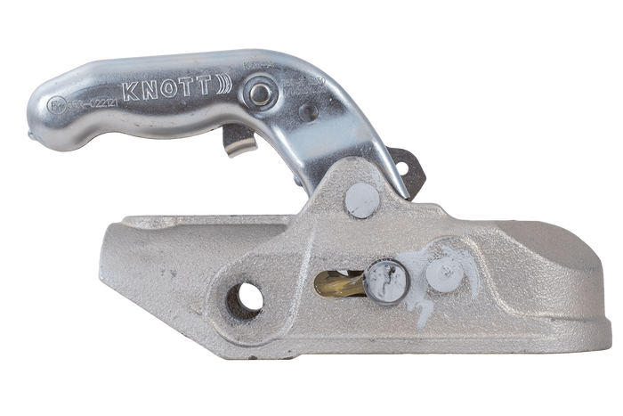 KNOTT K35-A kulekobling for 3500 kg tilhenger med 50 mm rørdrag, støpejern