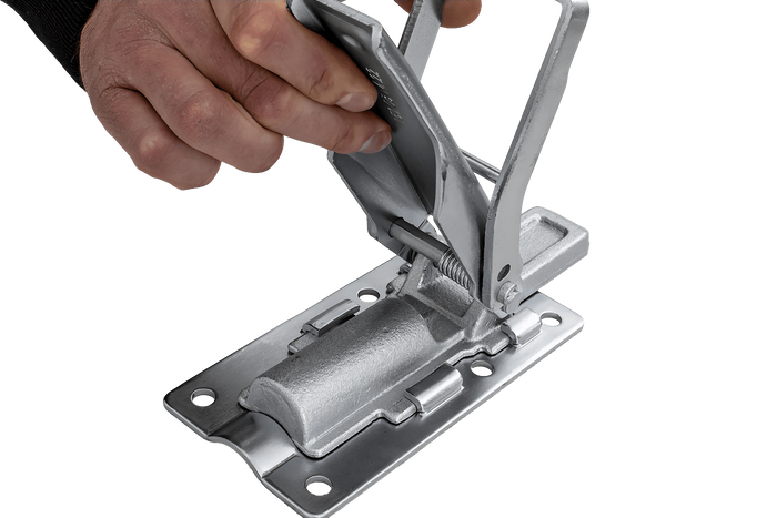 Sidefeste med lås WINTERHOFF BV 90-1 + BVG 90-A komplett tilhengersidelukking