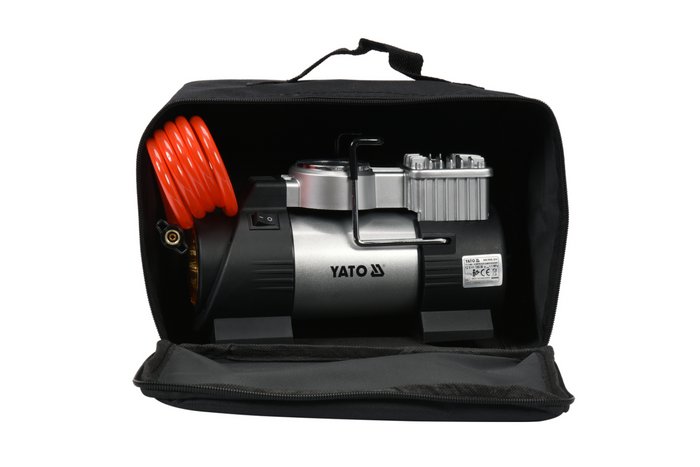 YATO YT-73460 bilkompressor med LED-lampe 12V 180W