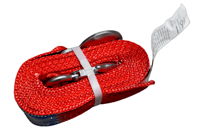 OUTLET Slepetau med kroker UNITRAILER slepestropp 4,5m/50mm/5t oransje