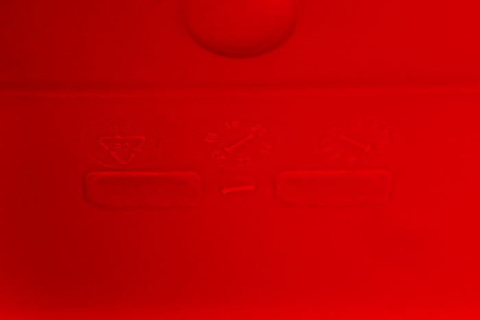 Brannslukningsboks 6 kg DAKEN 82020 ADAMANT 671x310x247mm rød