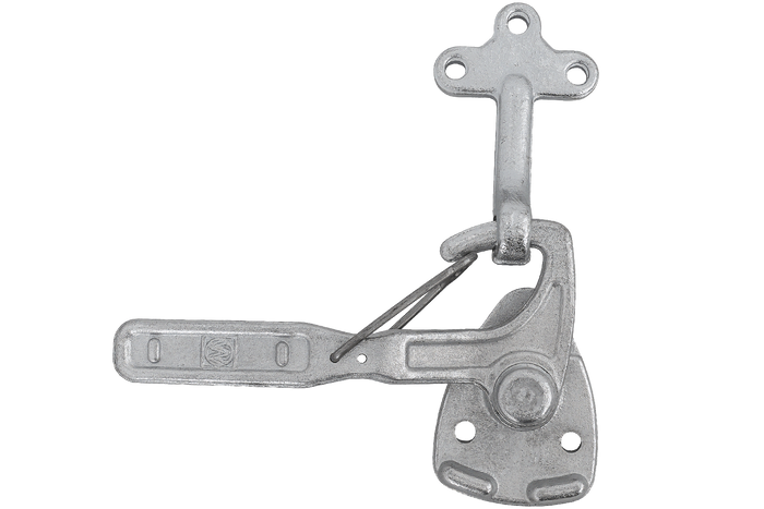 Venstre sidekobling med WINTERHOFF WV 10-L + WVG 10-A feste, komplett tilhengersidelukking