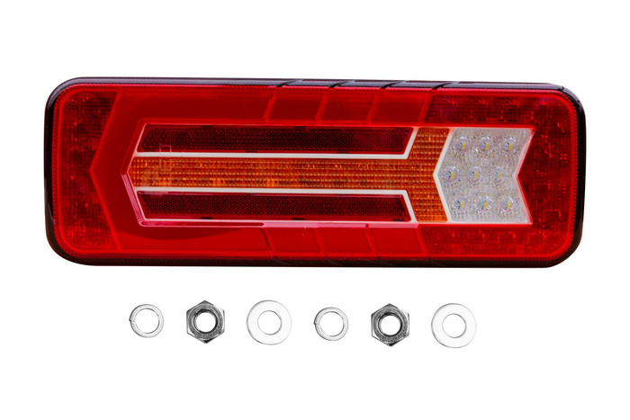 TruckLED L1913 LED baklykt, 6 funksjoner, universal